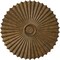 Ekena Millwork Shakuras Ceiling Medallion (For Canopies up to 5 3/4"), Hand-Painted Rubbed Bronze, 33 7/8"OD x 2"P CM34SHRZS - alternate 1